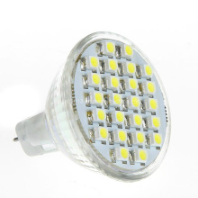 Remplacement halogène 12V DC MR11 Gu4 24 3528 Projecteur LED SMD Lampe à bulbe